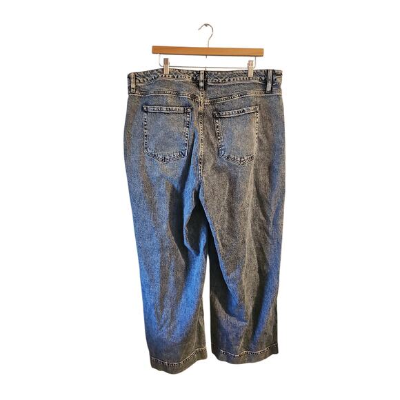 Lane Bryant sz 18 Signature Fit Wide Leg Jeans WJ94 - Picture 6 of 9